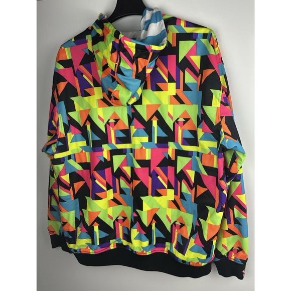 Coogi Reversible Jacket Full Zip Colorful Geometric Print Men’s Big & Tall XXL - Picture 16 of 16